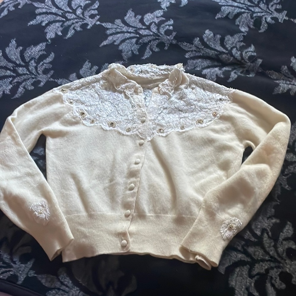60’s vintage cashmere cardigan size small